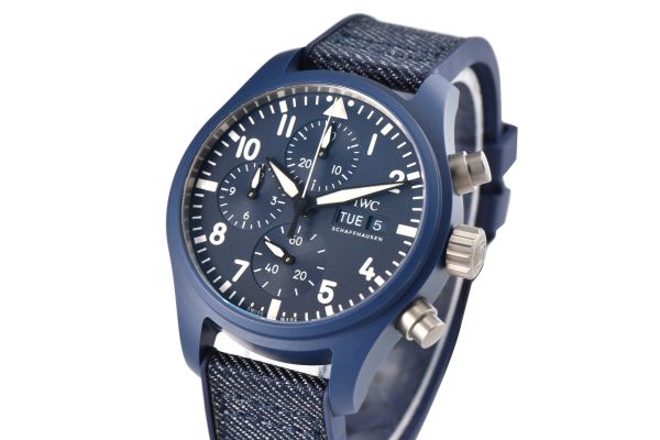 IWC Pilot Chrono IW389105 Blue Ceramic APSF 1:1 Best Edition - Image 4