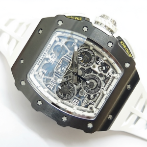 RICHARD MILLE RM011 Titanium Case Black Ceramic Bezel Chronograph KUF 1:1 Best Edition